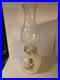 Vintage Aladdin Oil Lamp Duck Hunting Scene Milk Glass Farms Lamp Light Bu