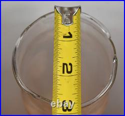 Vintage Aladdin Oil Lamp Lox-On Glass 3 LINE LOGO Chimney in Original Box