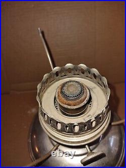 Vintage Aladdin Oil Lamp Model 11 Nickel