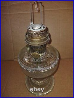 Vintage Aladdin Oil Lamp Model B Clear Glass