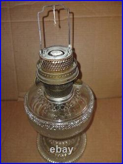 Vintage Aladdin Oil Lamp Model B Clear Glass