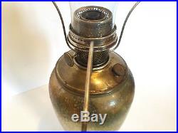 Vintage Aladdin Oil Lamp Venetian Glass Rare Art Glass Model 12