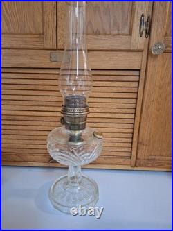Vintage Aladdin Oil Lamp Washington Drape Nu Type Model B Clear