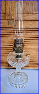 Vintage Aladdin Oil Lamp Washington Drape Nu Type Model B Clear