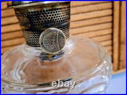 Vintage Aladdin Oil Lamp Washington Drape Nu Type Model B Clear
