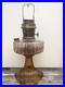 Vintage Aladdin Oil Lamp model B Corinthian 1935-1936 Dark Amber & Clear Yellow