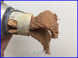 Vintage Aladdin Oil Lamp model B Corinthian 1935-1936 Dark Amber & Clear Yellow