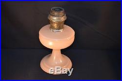 Vintage Aladdin Peach Venetian Oil Lamp with Model B Burner