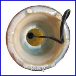 Vintage Aladdin Pineapple ALACITE Base Glow Lamp With Alacite Finial Topper RARE