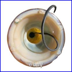 Vintage Aladdin Pineapple ALACITE Base Glow Lamp With Alacite Finial Topper RARE