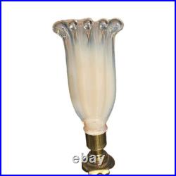 Vintage Aladdin Pineapple ALACITE Base Glow Lamp With Alacite Finial Topper RARE