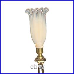 Vintage Aladdin Pineapple ALACITE Base Glow Lamp With Alacite Finial Topper RARE