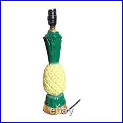 Vintage Aladdin Pineapple ALACITE Base Glow Lamp With Alacite Finial Topper RARE