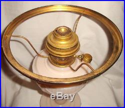 Vintage Aladdin Pink Alacite Glass Oil Kerosene Lamp Lincoln Drape Super NICE
