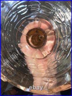 Vintage Aladdin Pink Lincoln Drape Kerosene Oil Mantle Lamp