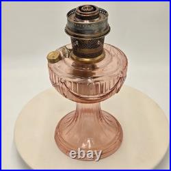 Vintage Aladdin Pink Lincoln Drape Kerosene Oil Mantle Lamp Model 23
