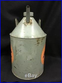 Vintage Aladdin Pink Paraffin Kerosene Can Jug For Antique Hurricane Lamp