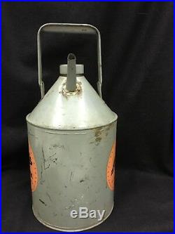 Vintage Aladdin Pink Paraffin Kerosene Can Jug For Antique Hurricane Lamp