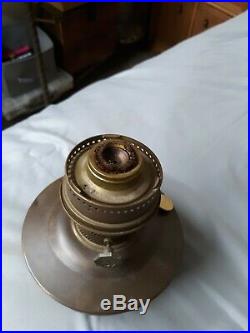 Vintage Aladdin Railroad Caboose Model 23 Brass Kerosene Oil Lamp Nice
