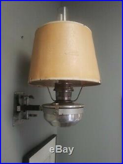 Vintage Aladdin Railroad Caboose Model 23 Kerosene Oil Lamp train/Wall Bracket