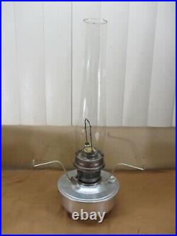 Vintage Aladdin Railroad Caboose Train Model 23 Kerosene Oil Lamp Chimney Spider
