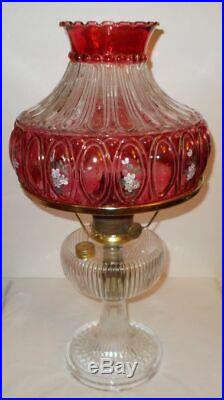 Vintage Aladdin Table Lamp Ribbed