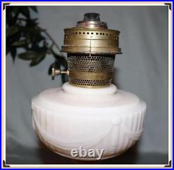 Vintage? Aladdin Tall Lincoln Drape Alacite Oil Lamp? Model 23 Brass Burner