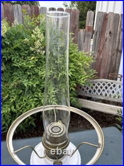 Vintage Aladdin Tall Lincoln Drape Alacite Oil Lamp Model B Kerosene Light