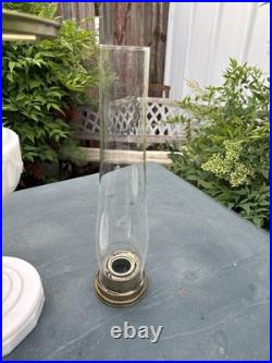 Vintage Aladdin Tall Lincoln Drape Alacite Oil Lamp Model B Kerosene Light