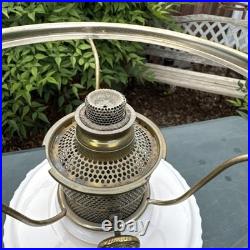 Vintage Aladdin Tall Lincoln Drape Alacite Oil Lamp Model B Kerosene Light
