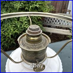 Vintage Aladdin Tall Lincoln Drape Alacite Oil Lamp Model B Kerosene Light