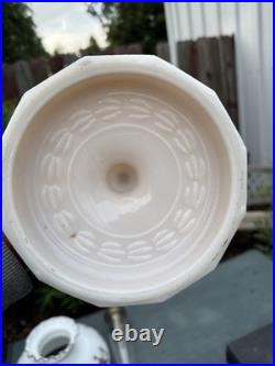 Vintage Aladdin Tall Lincoln Drape Alacite Oil Lamp Model B Kerosene Light
