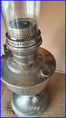 Vintage Aladdin-Type Oil Kerosene Lamp Lantern big size 59CM Tall British Made