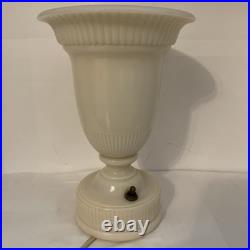 Vintage Aladdin Urn Upright Placate Glass Lamp