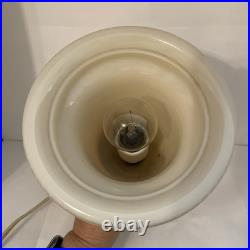 Vintage Aladdin Urn Upright Placate Glass Lamp