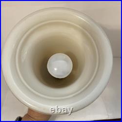 Vintage Aladdin Urn Upright Placate Glass Lamp