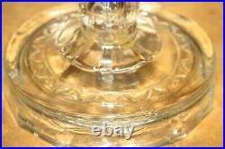 Vintage Aladdin Washington Drape Clear Glass Oil Lamp Nu-Type Model B + Extras