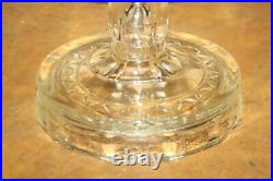 Vintage Aladdin Washington Drape Clear Glass Oil Lamp Nu-Type Model B + Extras