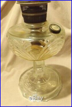 Vintage Aladdin Washington Drape Kerosene Oil Lamp Glass Model B Burner