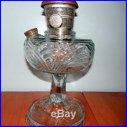 Vintage Aladdin Washington Drape Lamp Nu Type Model B Nickel Burner Chicago USA