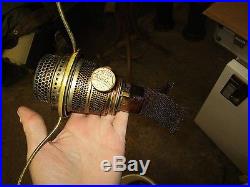 Vintage Aladdin Washington Drape Model B Kerosene Lamp with Shade