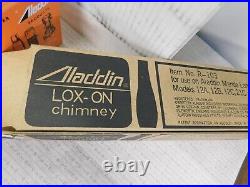 Vintage Aladdin Watchman Aluminum Incandescent Oil Lamp Model B-165 Original Box