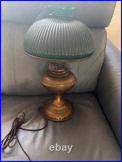 Vintage Aladdin lamp Model No 6 and Milk Glass Shade