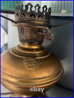 Vintage Aladdin lamp Model No 6 and Milk Glass Shade