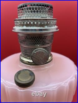 Vintage/Antique Aladdin Corinthian Model B-116 Rose Moonstone Oil Lamp