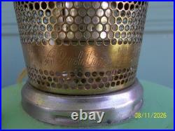 Vintage Antique Aladdin Electrified Oil Lamp Jadeite Glass with Shade
