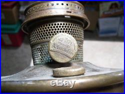 Vintage Antique Aladdin Model B Bronze Brass Kerosene Oil Lamp Lot 3