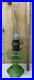 Vintage Antique Oil Lamp EMERALD GREEN Glass Aladdin Nu-Type Model B Burner