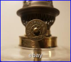 Vintage Antique R. Ditmar Wien Electric Ornate Brass Kerosene Oil Lamp