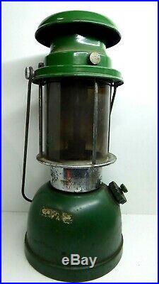 Vintage Bialaddin Model 300x Lantern Pressure Lamp Aladdin Green Enamel Kero Oil